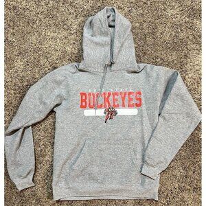 Ohio State Buckeyes Hoodie Sweatshirt Pullover ~ Small ~ Gray College Football